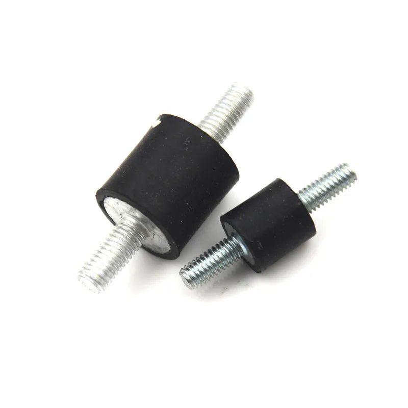Lot De 4 Supports Antivibration M6 En Caoutchouc Mâle Pour Voiture - Silentblocs De Qualité