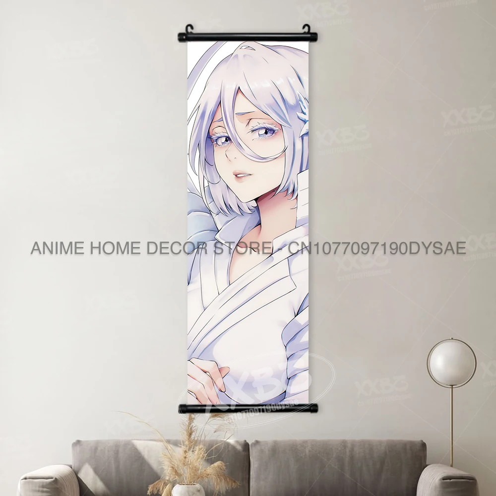 BLEACH Anime Wall Art: Orihime & Ichigo Decorative Scroll Poster