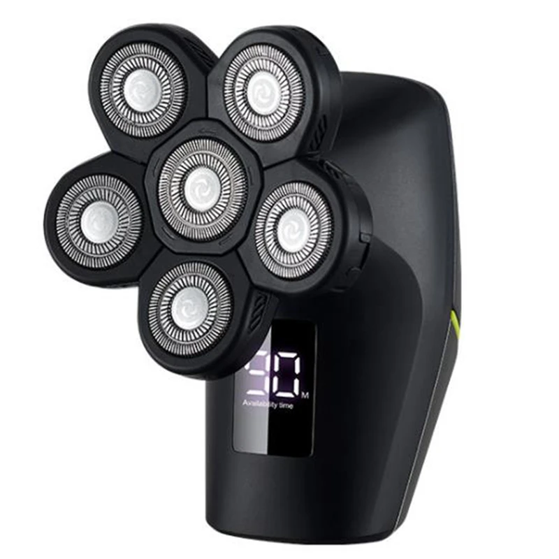 

Стиль 6 в 1, перезаряжаемая бритва с шестью плавающими головками для мужчин