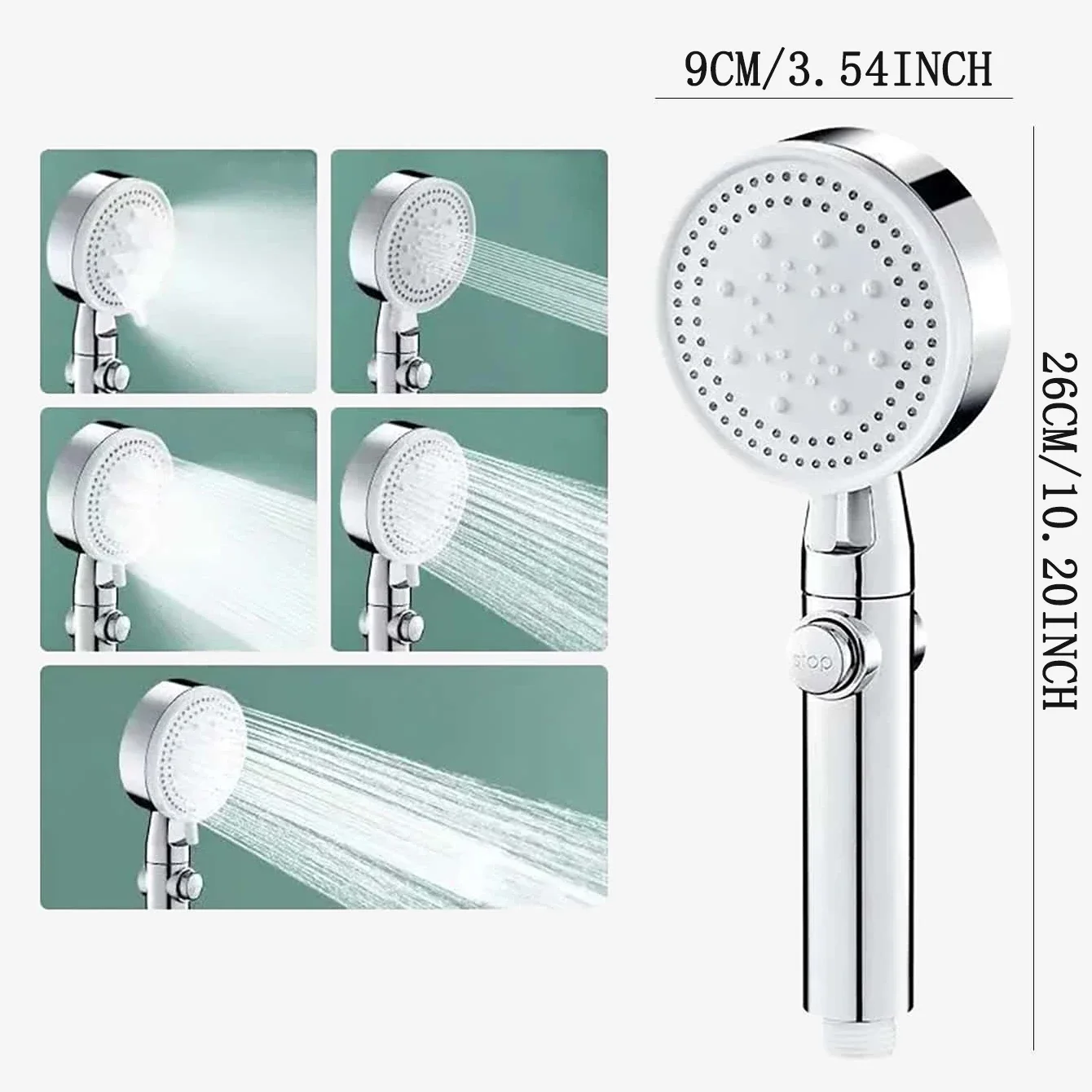Head Water Saving Shower Mode High Pressure