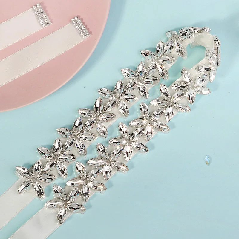 Miallo Handmade Rhinestone Belt Prom Evening Dress Accessories For Women Bridal Wedding Belt Bridesmaid Gift bridal waistband,bridal dress decoration