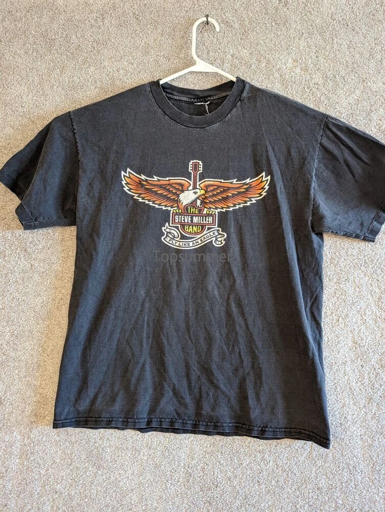 

Rare Vintage 1995 Steve Miller Band Fly Like An Eagle Concert Tour T-Shirt Lg