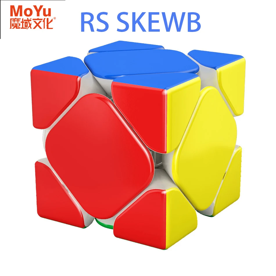 MOYU RS 시리즈 RS3M 2020 3X3 마그네틱 매직 스피드 큐브, RS2M 2X2 스티커리스 RS4M 4x4 피젯 장난감, RS 피라미드 스큐브 Cubo Magico