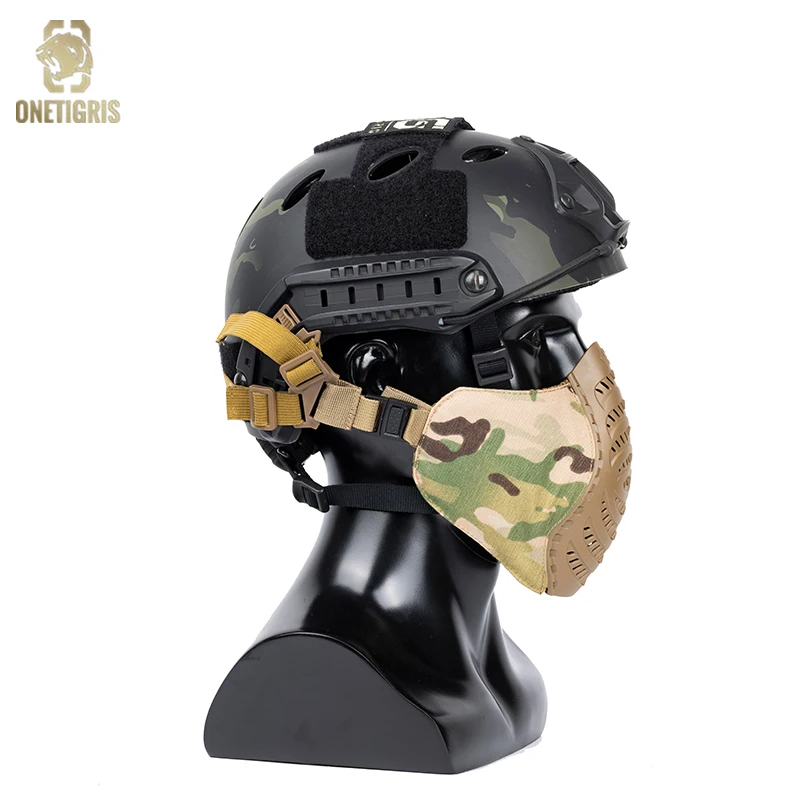 

Тактические Маски ONETIGRIS для страйкбола, пластиковая сетчатая защитная маска для ушей, полевая охота, военные войны, игры, тактическая пейнтбольная маска