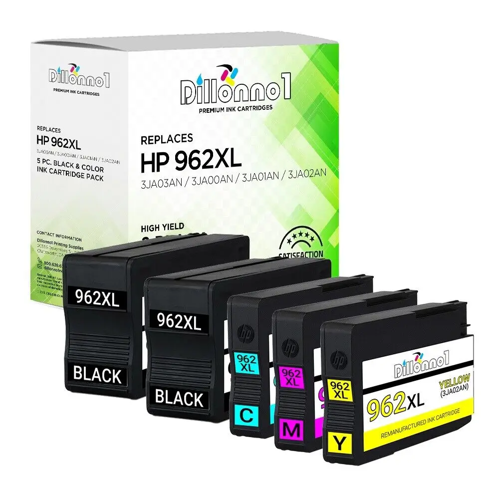 5Pk 962Xl Nuovo Chip Di Inchiostro Per Hp Officejet Pro 9010 9015 9018 9020 9025 All-In-One