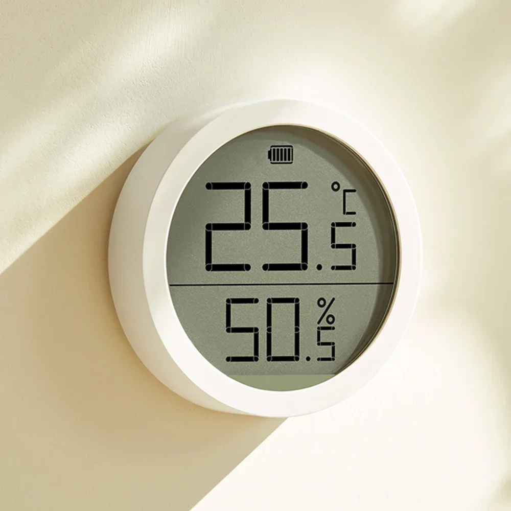 Xiaomi Qingping Lite C/E Temperature and Humidity Sensor LCD Screen Support Celsius & Fahrenheit Change for Bedroom&Living Room