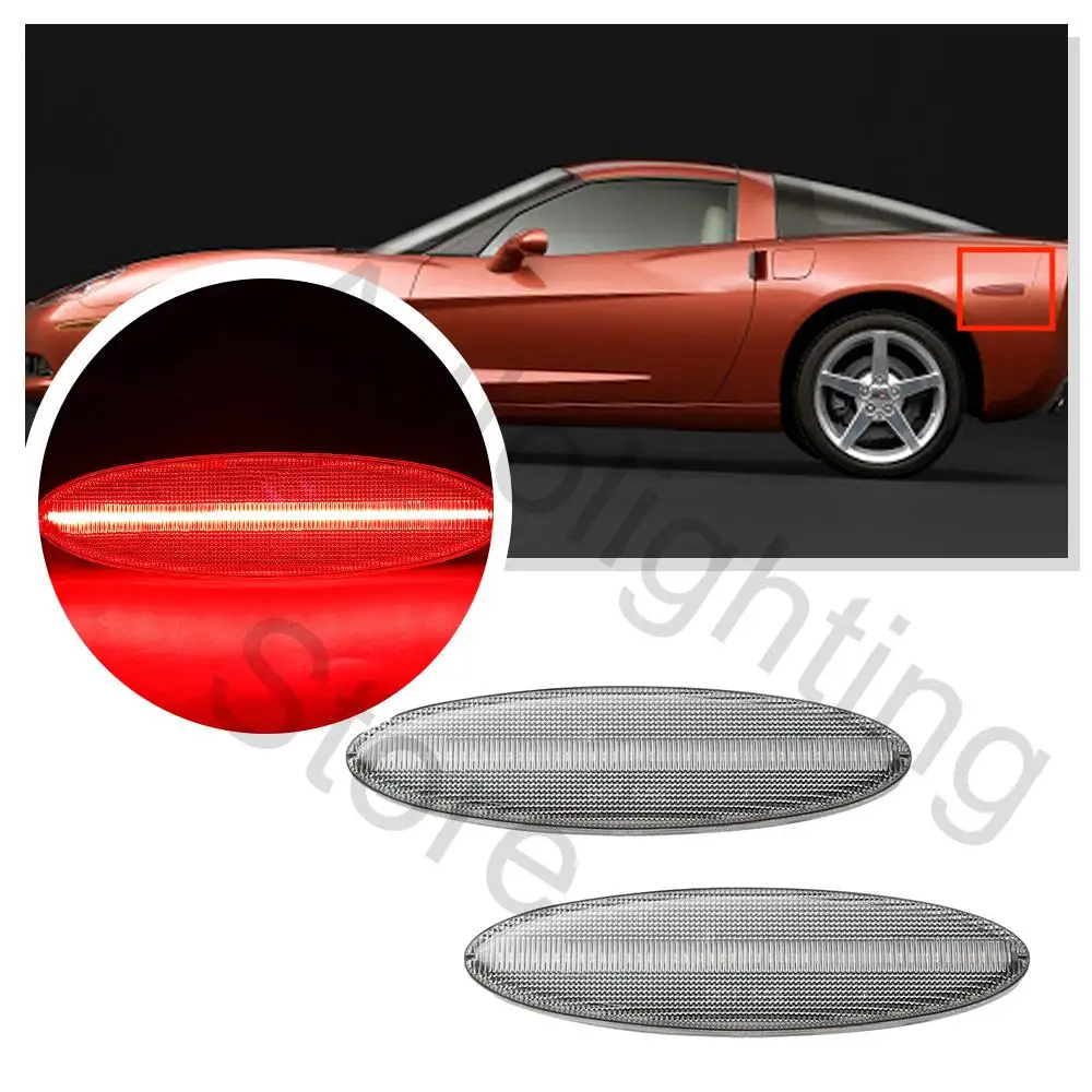 2PCS LED Rear Turn signal Lamp for Chevrolet Corvette C5 1997 1998 1999