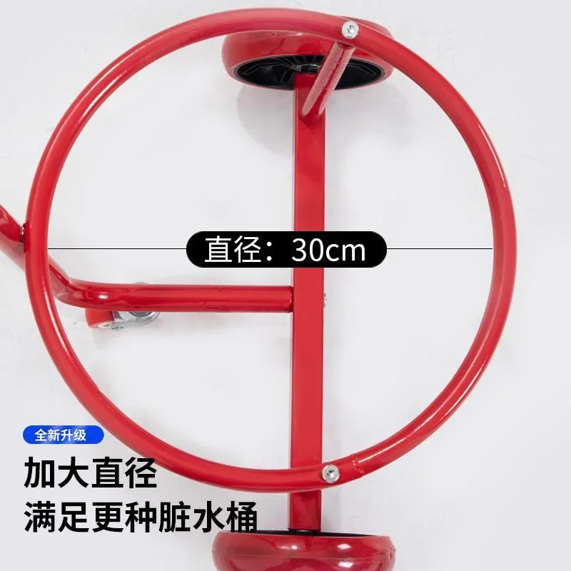 Water Bucket Push Cart , Household Elderly Kitchen Garbage Handcart Shed Harvester Push Car
