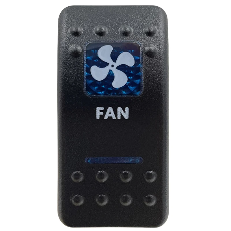 Blue LED Rocker Switch Button - Enhanced Interior Lights & Camper Accessories