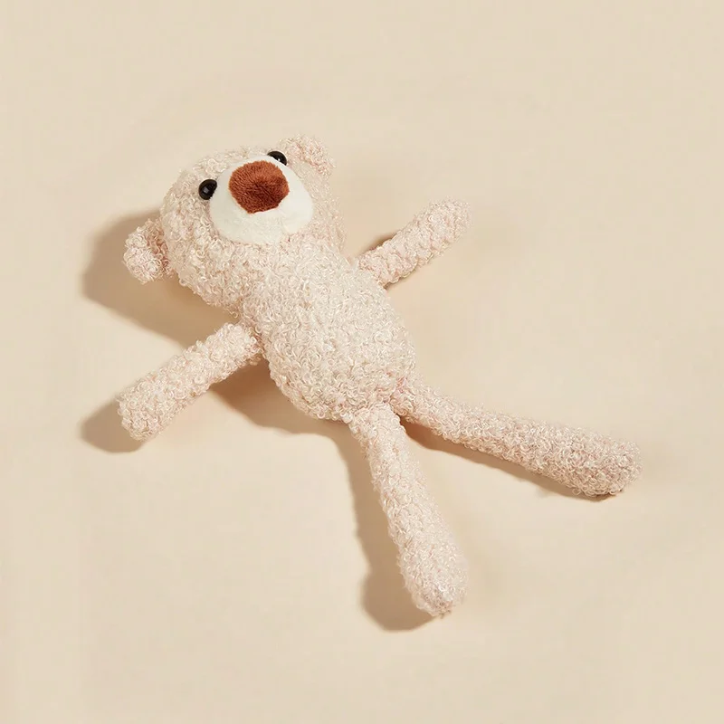 1 cartoon bear shape pet plush toy for pet interactive play Valentine's Day, party, birthday gifts 6