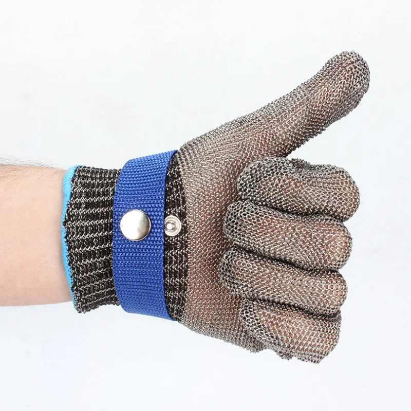 Stainless Steel Gloves Anti-cut Wear-resistant Slaughter Gardening Hand Protect Working Gloves Metal Mesh Butcher Kitchen Gloves 3