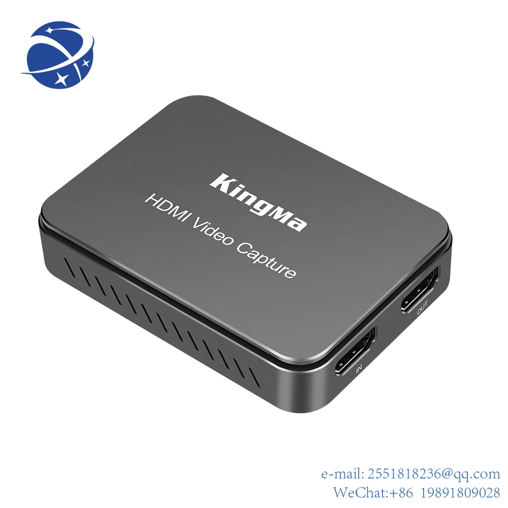 

YYHC KingMa Video Capture Card 4K USB 3.0 for Live Streaming Recording 1080P 60FPS Game Capture Device Work on PS5 PS4 Xbox OBS