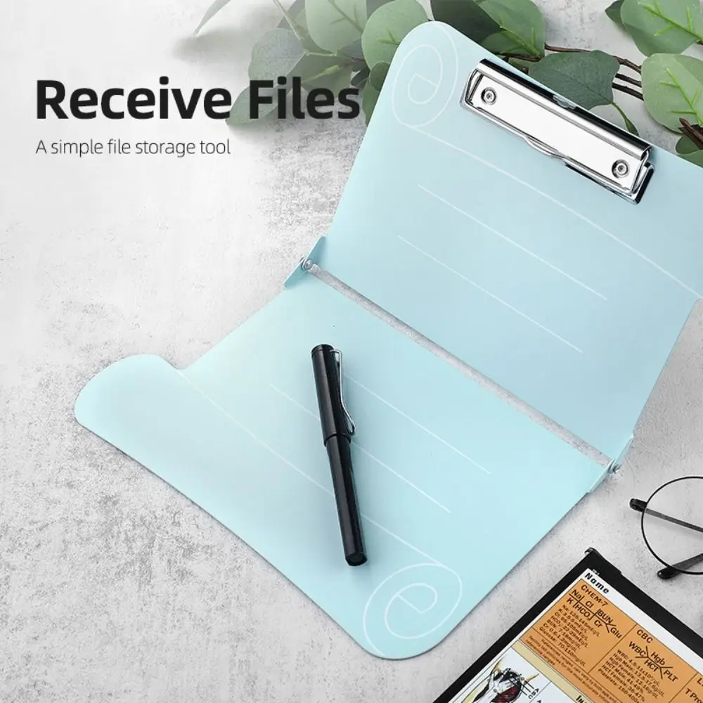 

2/3 Layers Nursing Clipboard Letter Size Foldable Board Folder Portable with Pen Holder Writing Board School Office Essentials