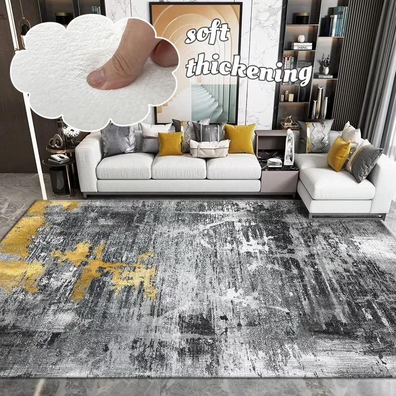 Modern Household Mat Soft Luxury Carpets For Living Room Nonslip Ins