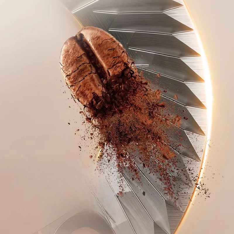 مطحنة حبوب القهوة للاستخدام المنزلي، مطحنة كهربائية للحبوب بشفرات مسطحة 64 مم، تحكم دقيق لطحن متساوي، مناسبة للتحضير اليدوي للقهوة