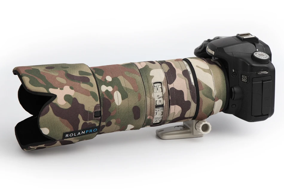 ROLANPRO Kamera Objektiv Mantel Camouflage für Canon EF 70-200mm F2.8 L IST III USM Objektiv er gefunden selbst eine guns kleidung – Detail 4