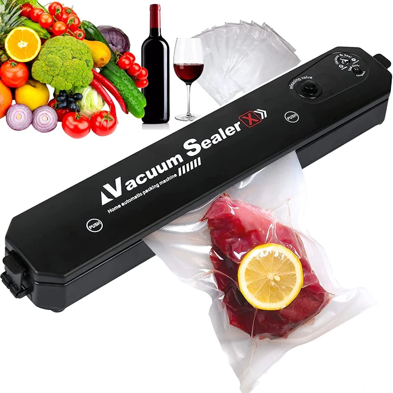 Xiaomi Electric Vacuum Sealer Machine For Food Storage With 10pcs Free Food  Saver Bags Automatic Vacuum Sealer Packaging Machine - AliExpress