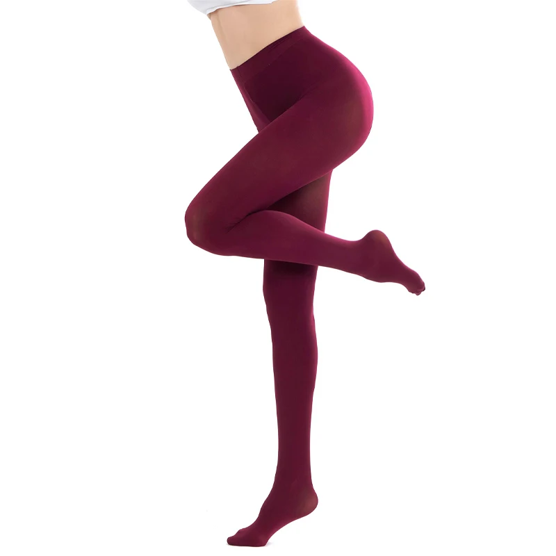 Talenza Women's Red Elastic Slimming Pantyhose Tights
