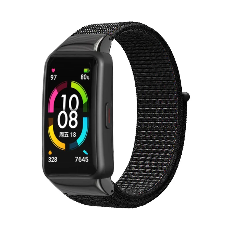 

Nylon Strap For Huawei Band 6/6 Pro huawei band6 Smartwatch Replacement belt correa Breathable Sport bracelet Honor Band 6 Strap