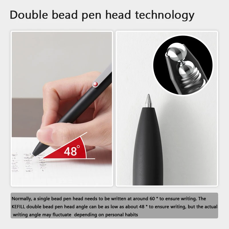 KACO Quick Drying Gel Pen Stationery School Supplies Stylo 800 Meters of Large Capacity Writing Questions Business Office Pen 4
