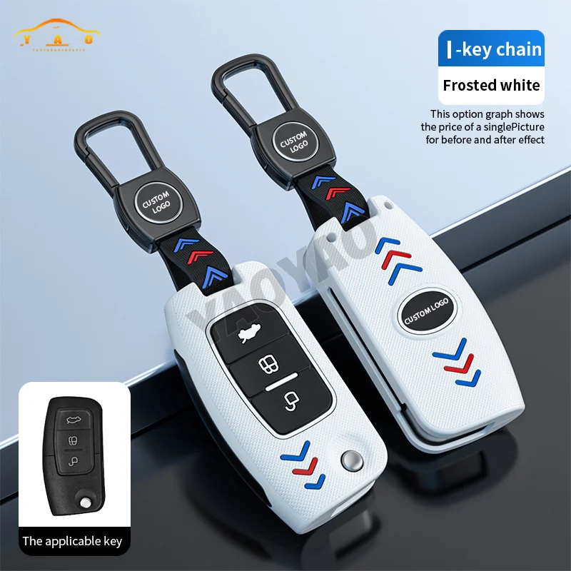 Nuovo Portachiavi In Plastica Abs Per Ford Focus 2 Ecosport Fiesta Kuga Escape Galaxy Falcon B-Max C-Max Eco Sport Portachiavi Portachiavi