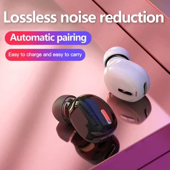 1pc Mini Wireless Bluetooth-compatible 5.0 Earphone In Ear Sport With Mic Handsfree Headset For Samsung All Phone Headphones