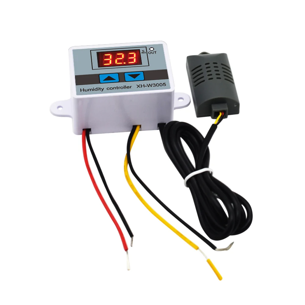 

W3005 1500W Digital Humidity Meter Hygrometer Controller Relay Voltage AC 110-220V 10A Regulator Humidity Sensor Dropship
