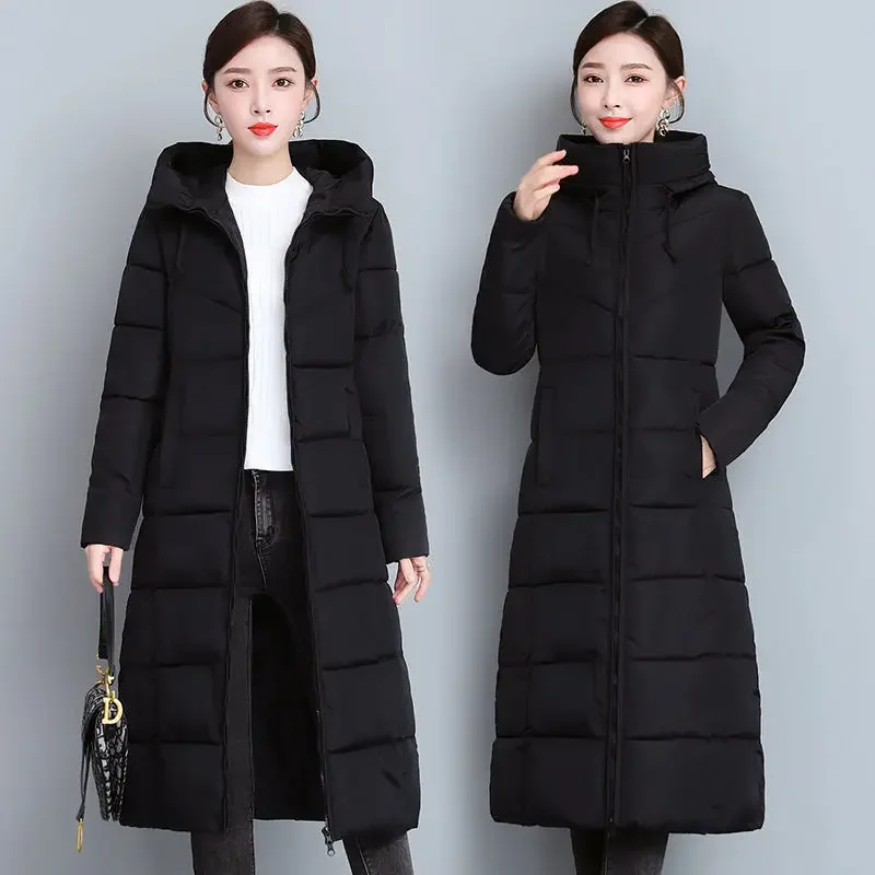 цена Down Jacket Women 2024 Winter Parkas Long Down Coats Korean Down Jacket for Women Long Jackets Puffer Jacket Women's Winter Coat