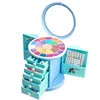 Disney Anime Film Frozen Elsa Anna Princess Cosmetic box cosmetic case Nail polish Lipstick Eye shadow sets kids girl gift 2