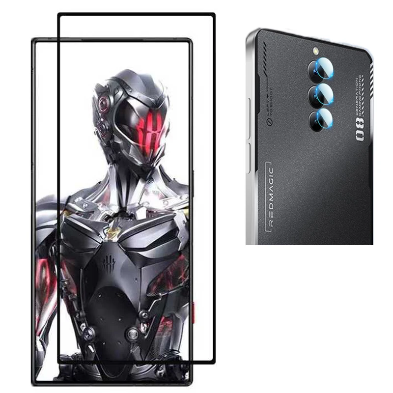 2.5D 9H Vetro Temperato Per Red Magic8 8 Pro Screen Protector Glass Per Zte Nubia Red Magic 8 Pro Plus Soft Camera Lens Protector