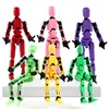 3D Multi-Jointed Movable Shapeshift Robot Creative Printed Mannequin Dummy Action Model Doll Toys Kid Decora for Girl Boys Gifts 5