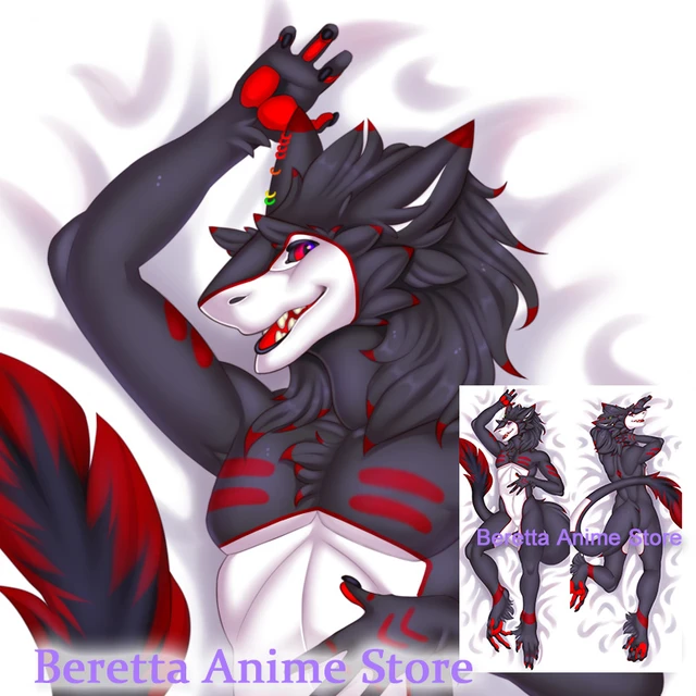 Dakimakura Anime protogen furry Double-sided Print Life-size Body Pillow  gift - AliExpress