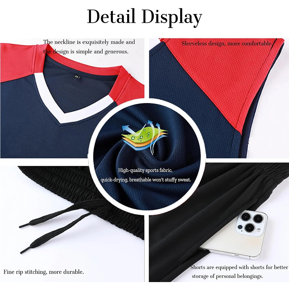 Volleyball Jersey for Men/Women/Boys/Girls Personalized Volleyball Jersey with Name/Number/Breathable Sports Uniform
