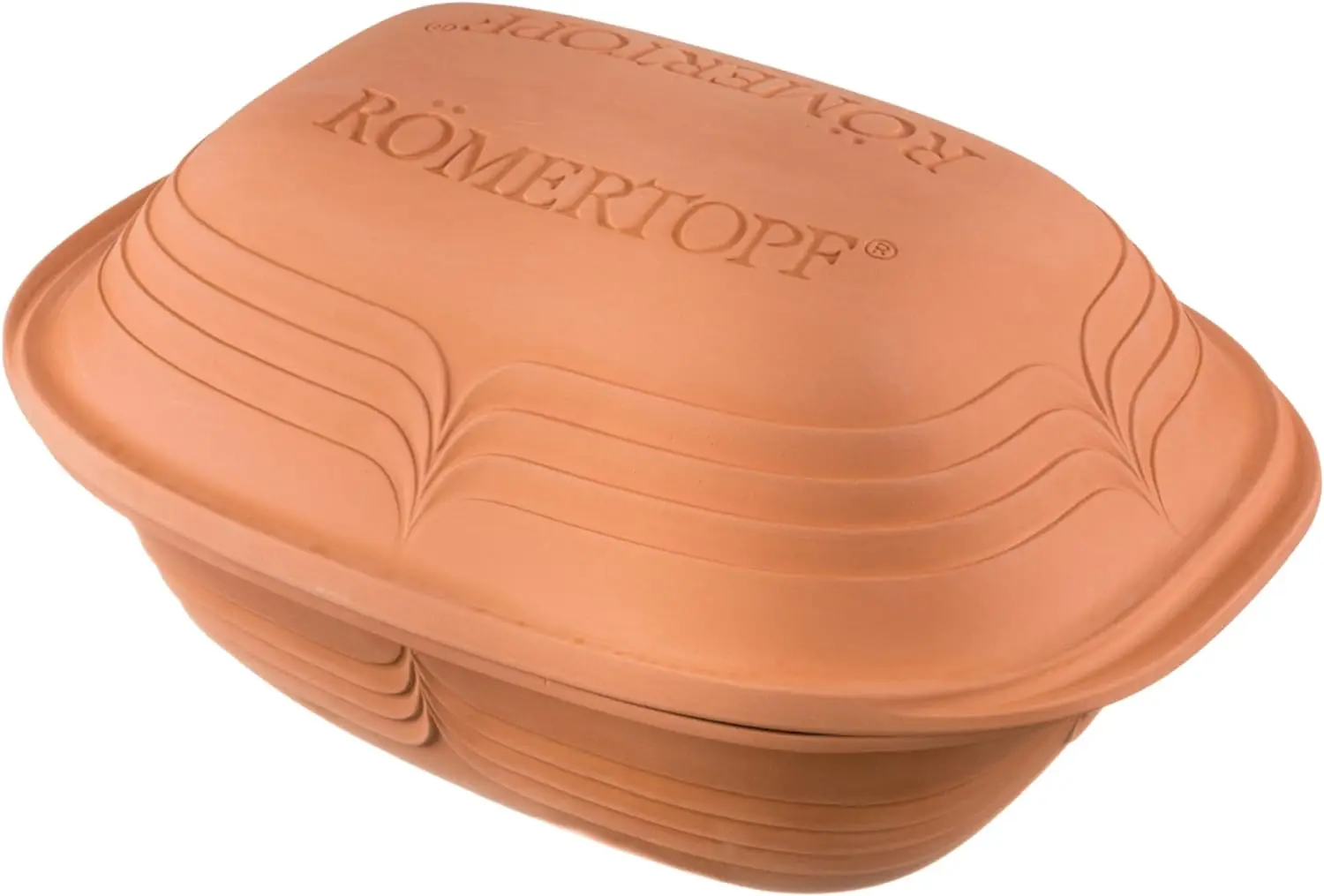 

Roaster | Modern Look | Non-Stick Dutch Oven | Healthy Clay Pot Cooking | Clay Baker | Versatile Cooking Vessel - 3.2 qt (3 lite