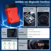 OBD2 Scanner Reader Bluetooth Wireless Auto Diagnostic Scan Tool for iOS & Android for Bluetooth 5.4 Car Check Engine Car Code 5