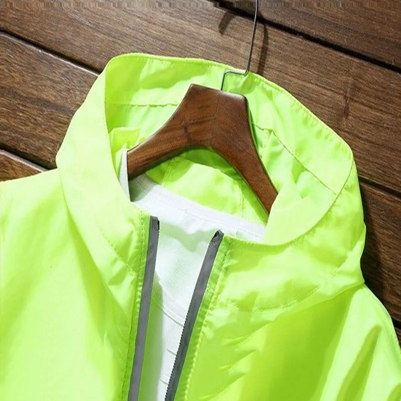 Hiking Jackets Breathable Reflective Sun Protection Outdoor Windbreakers For Men Women Hiking Jackets