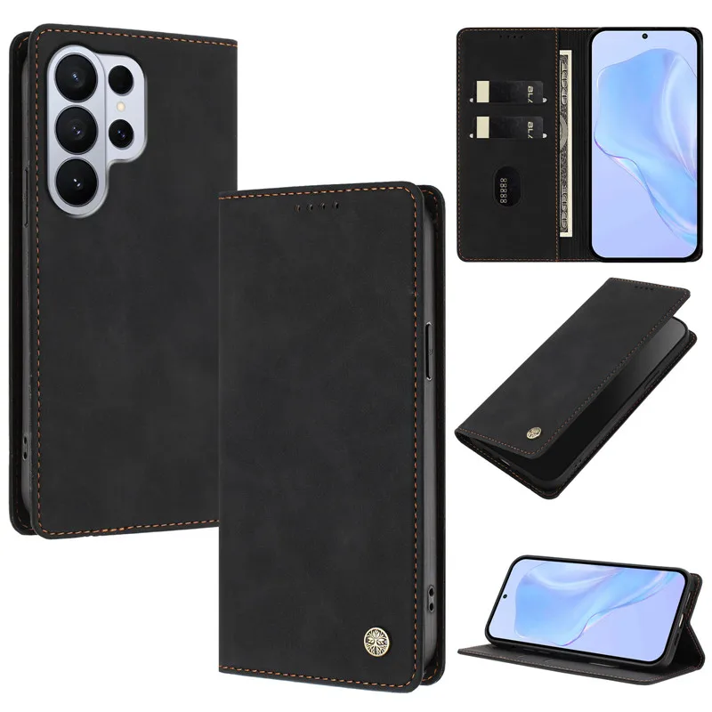 Fruity Palette Matte Phone Case with RFID Blocking Texture Leather