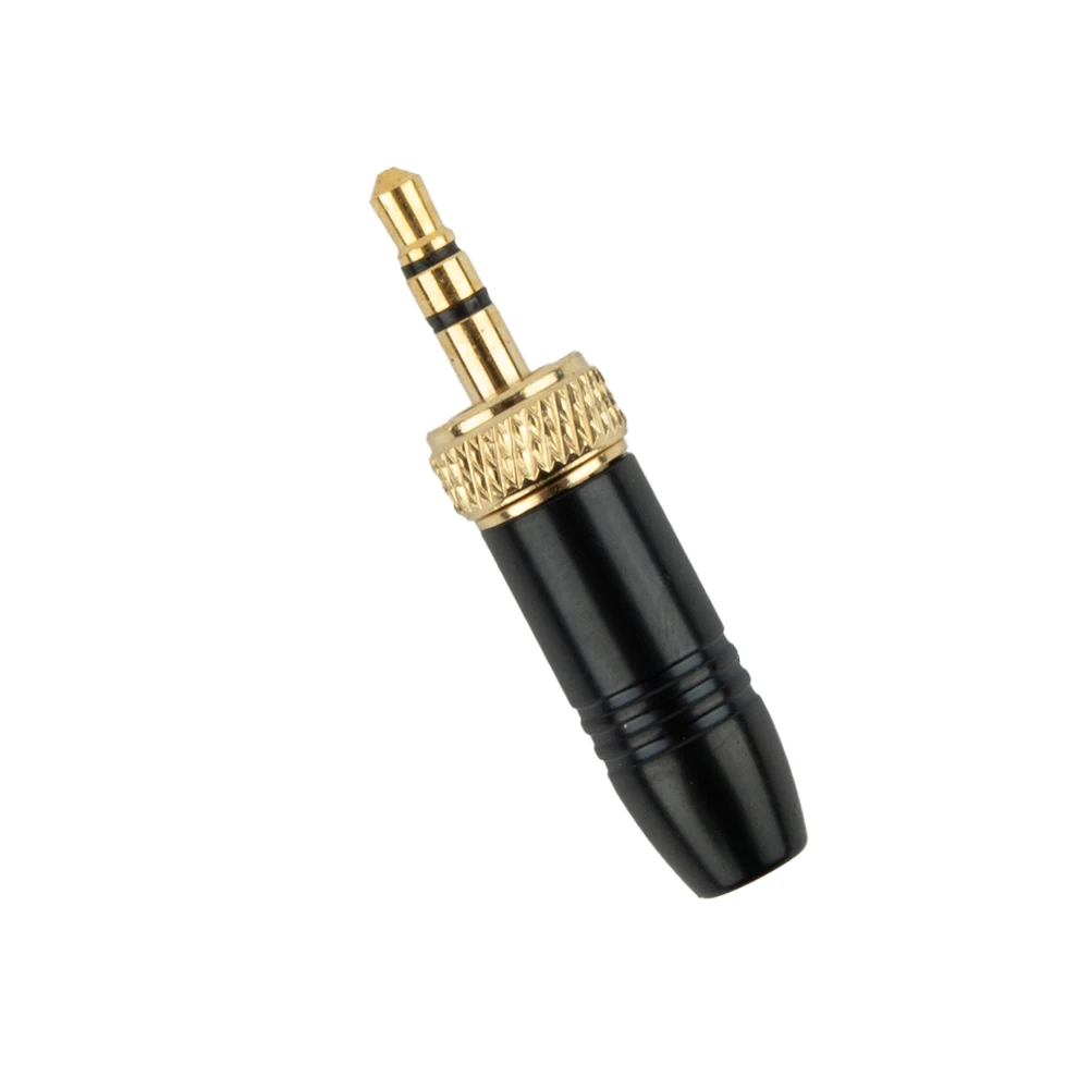 Microphone Stereo Plug Locking Plug Metal Replacement Stereo Cable Microphones For Sennheiser 1/8 " TRS In