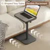 Sofa Couch Arm Table Tv Tray Small Bed Stand C Shaped Side End Tables for Living Room, Bedroom 4