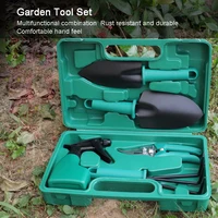 Garden Tool Set, 5-Piece Garden Utensil Sets, Home Gardening And Planting, Vegetables Growing Supplies, Horticultural Shovel Box 1