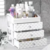 Makeup Organizer Waterproof Cosmetic Case Makeup Jewelry Box Multifunctional Travel Cosmetic Organizer Drawer Home Storage Boxs 1