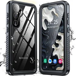 Premium IP68 Waterproof Metal Aluminum Case with Enhanced Swimming Protection - Luxury Smartphone Cover for Samsung A37 5G (Black)
