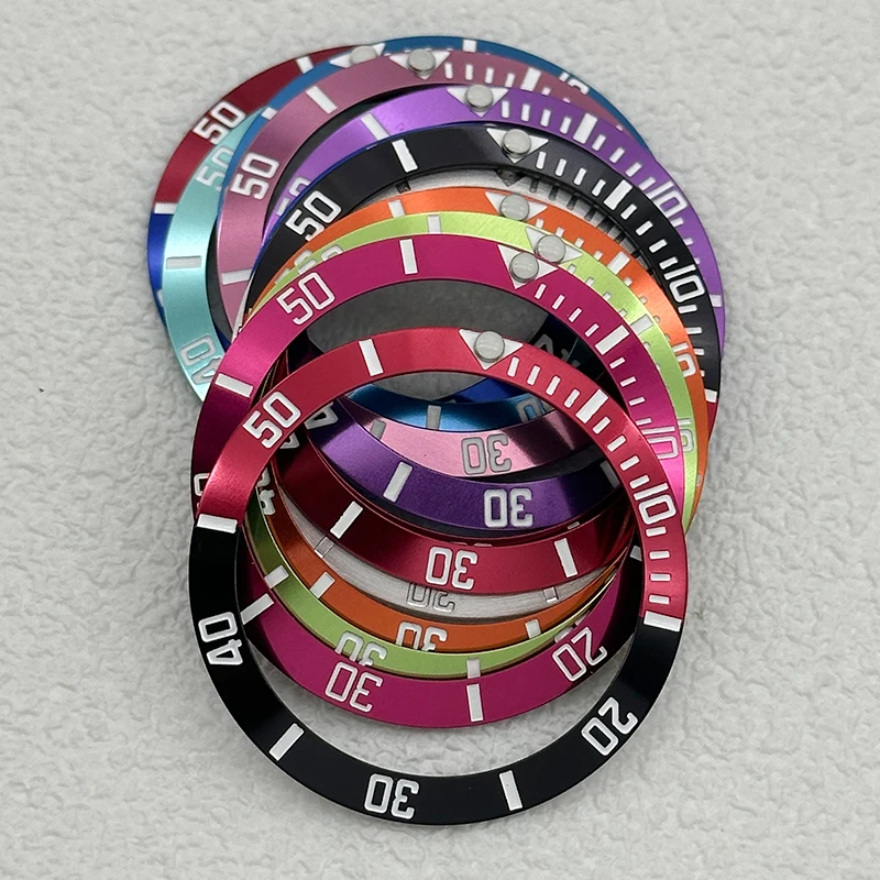 Elegant Beveled Aluminum Watch Bezel – 38mm x 30.6mm