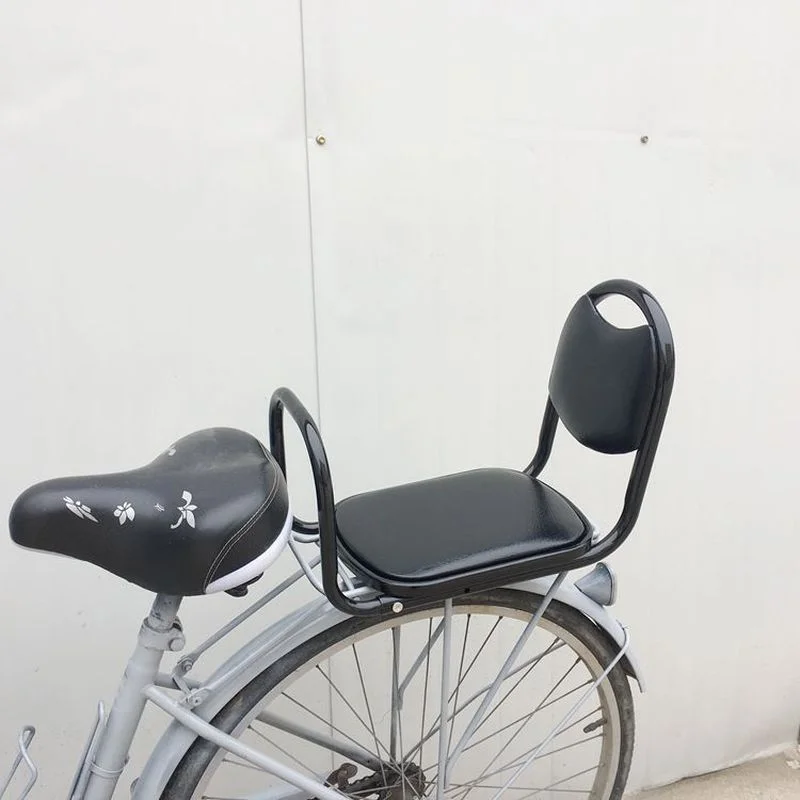 Rear Mounted Child Bike Seat with Handlebar and Backrest for Age 310