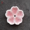 Cute Ceramic Flower Incense Holder, Minimalist Aromatherapy Burner