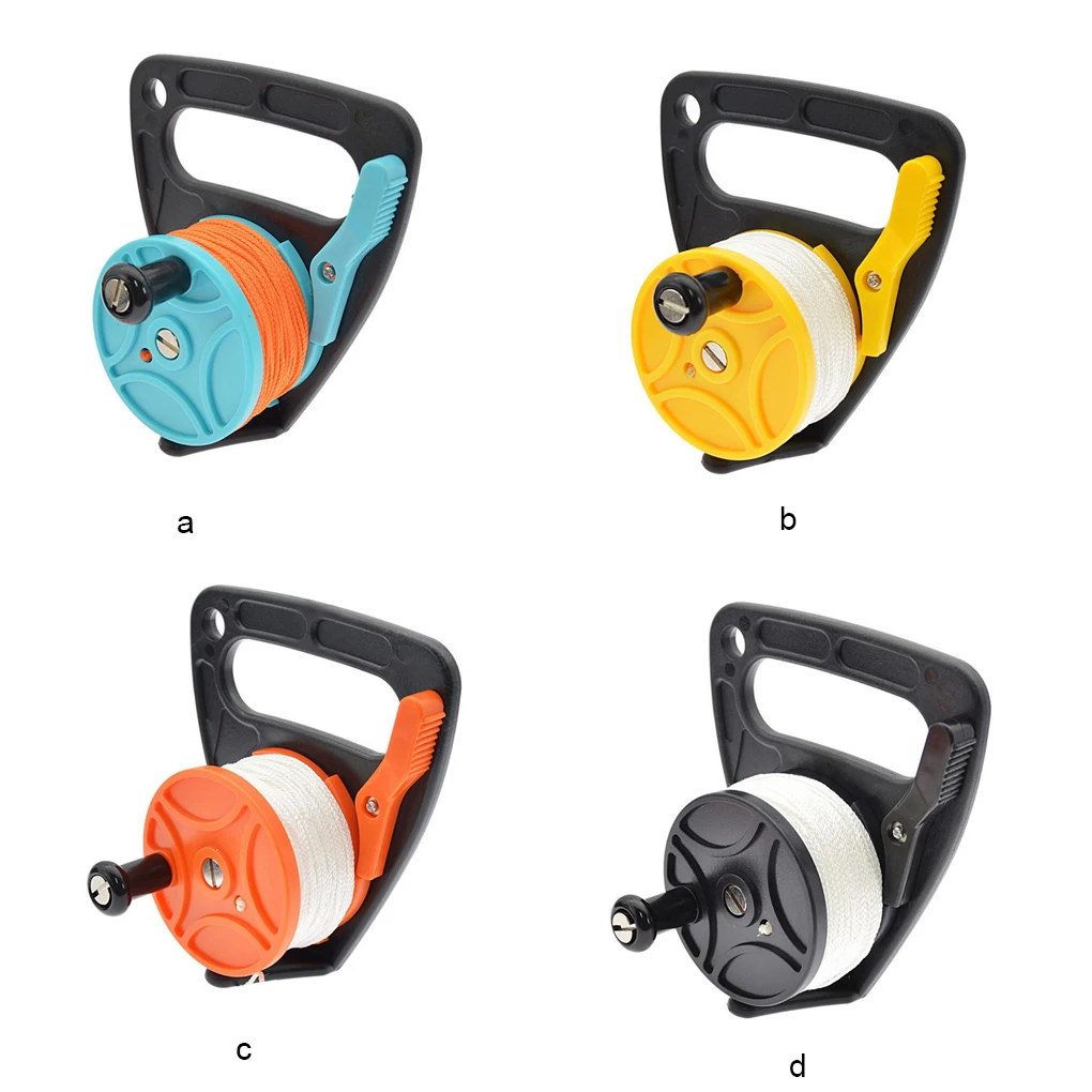 

Diving Rope Reel Line Winder Trolley Spool Underwater Tow Wheel Gear
