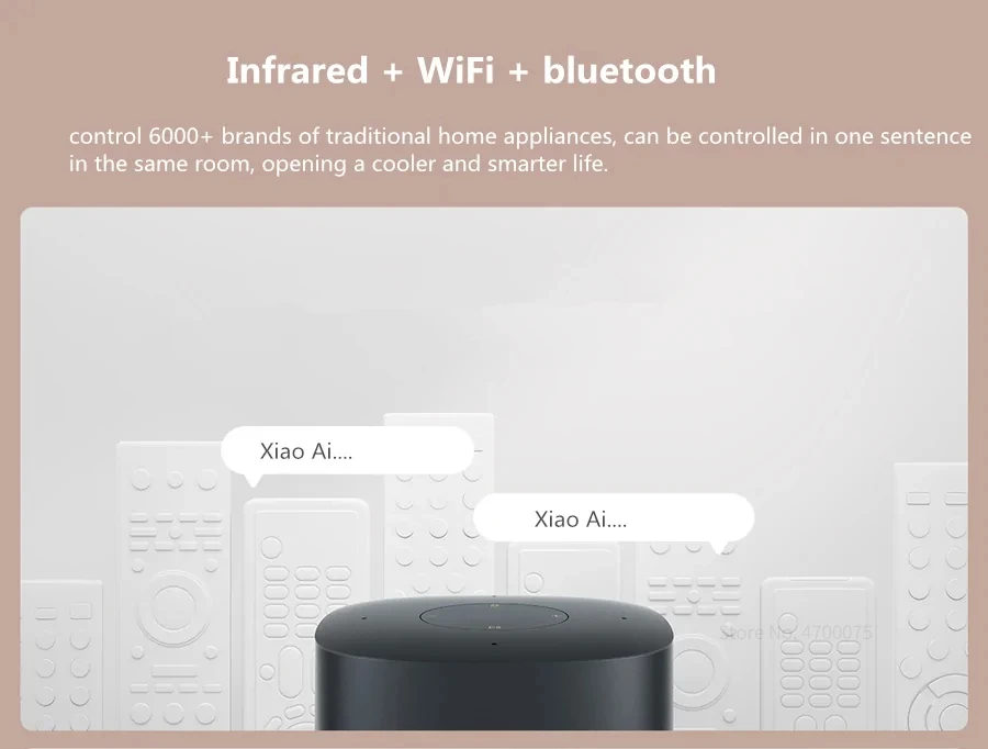 Xiaomi-Bluetoothスピーカーフォン,LEDデジタル時計ディスプレイ