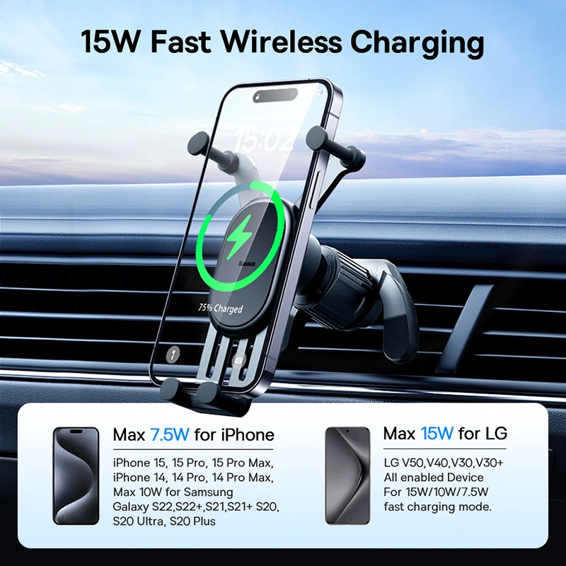 Air Vent Baseus Wireless Car Charger Not Working Air Vent Wireless