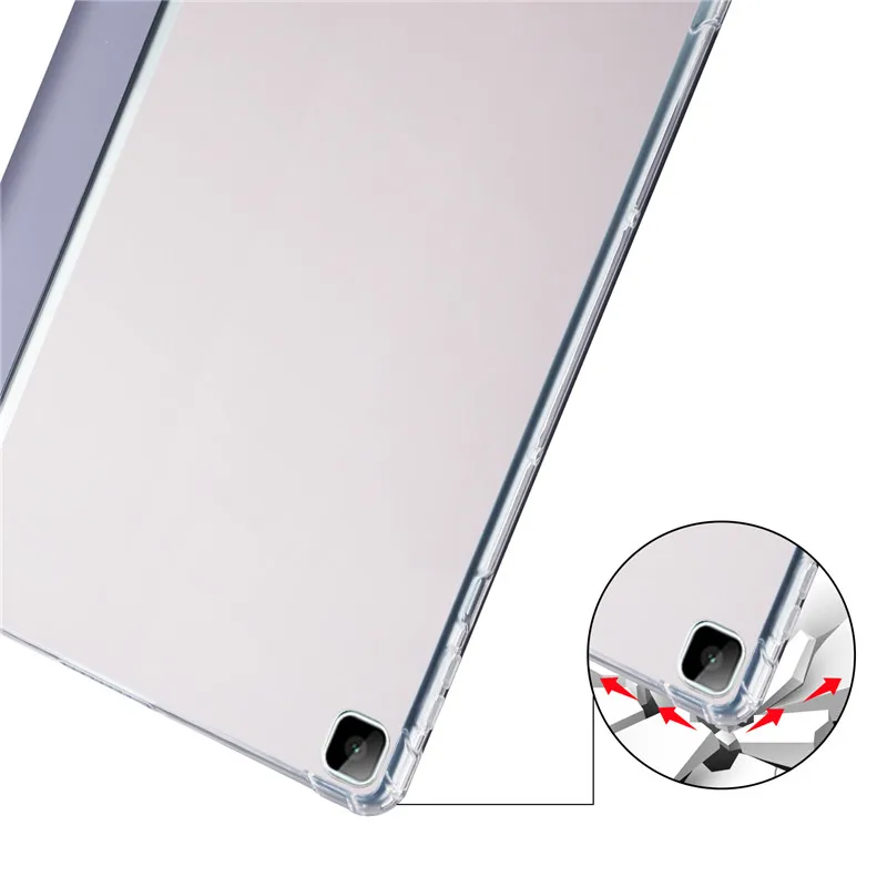 For Matepad T10S Case With Pencil Holder Tablet PU Leather Flip Shell For Huawei Matepad T10 Cover Soft TPU Back Coque + Gift_voghion.com