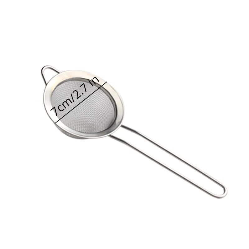 Stainless Steel Strainer Food Strainer Kitchen Mesh Filter Spoon 3pcs For Soy Milk Quinoa Tea Soup Sifting Baking Straining,tea infuser,tea strainer,tea filter,powder sifter,flour strainer